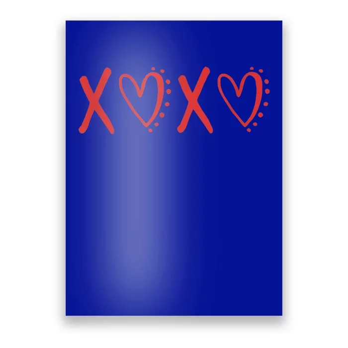 Xoxo Heart Valentines Day Gift Poster