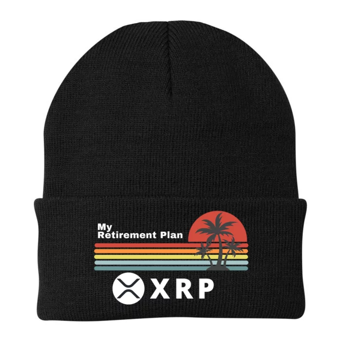 XRP Is My Retirement Plan, XRP Ripple Logo, Cryptocurrency Knit Cap Winter Beanie