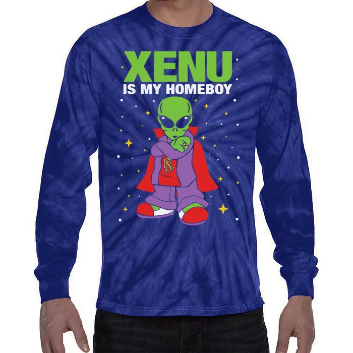 Xenu Is My Homie Tie-Dye Long Sleeve Shirt