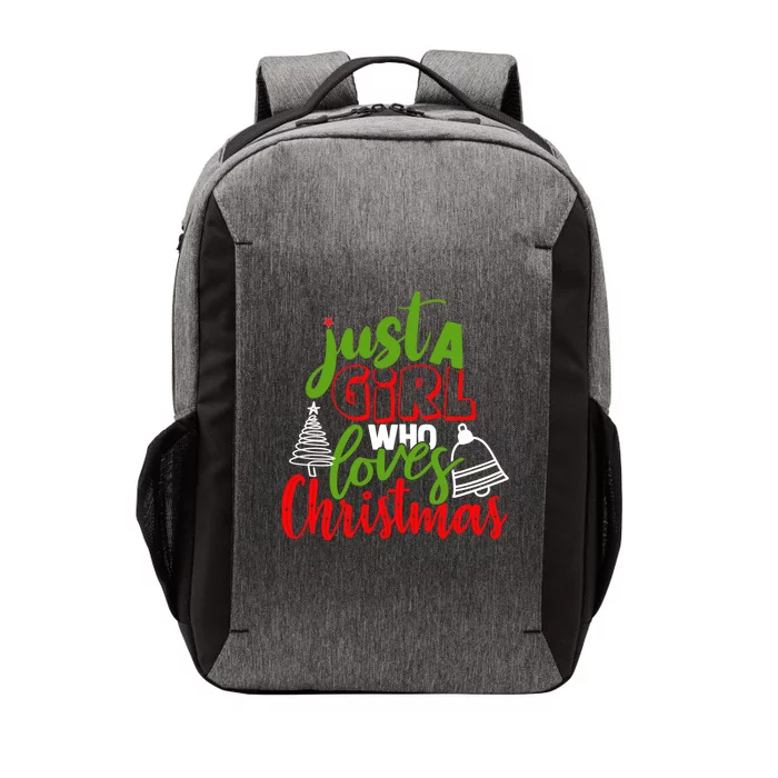 Xmas Just A Who Loves Christmas Meaningful Gift Vector Backpack