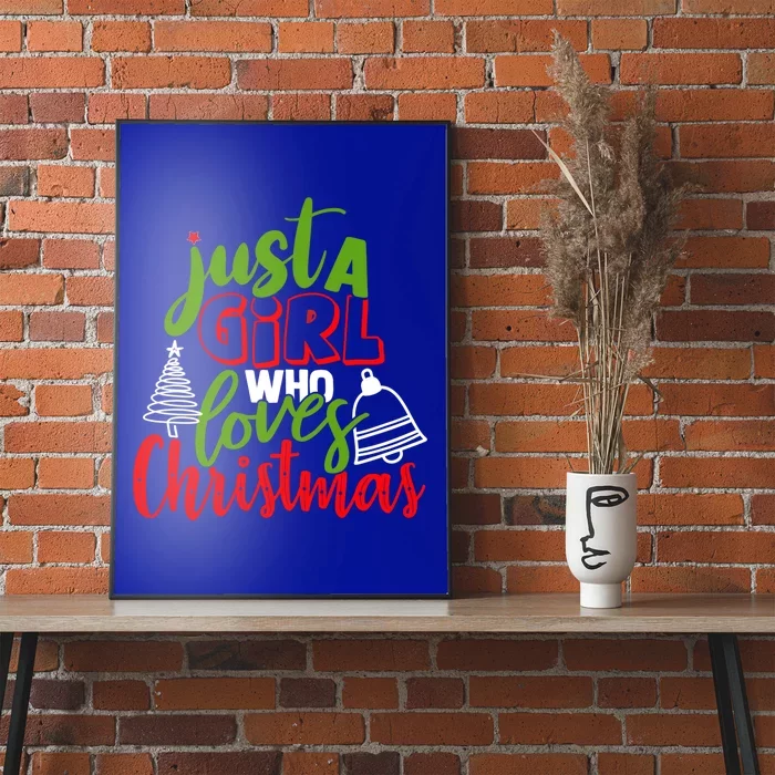 Xmas Just A Who Loves Christmas Cool Gift Poster