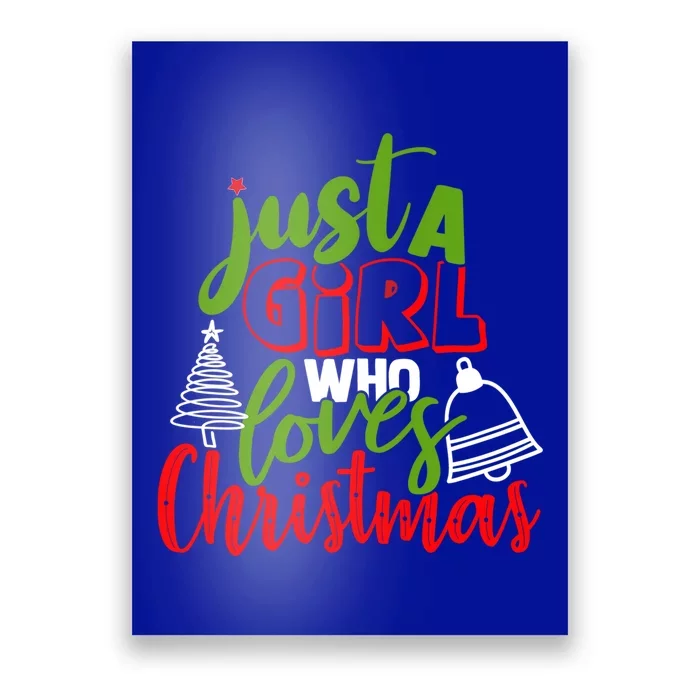 Xmas Just A Who Loves Christmas Cool Gift Poster