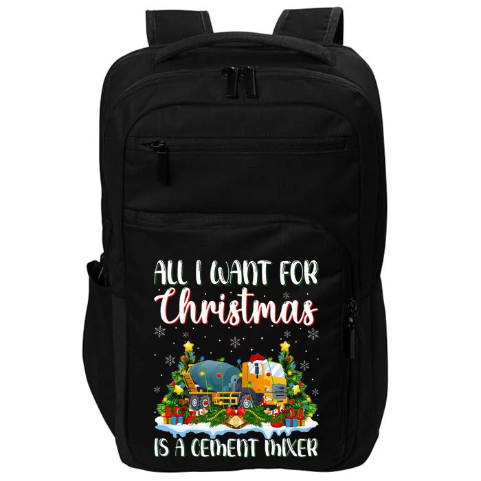 Xmas Lighting All I Want For Christmas Is A Cet Mixer Impact Tech Backpack