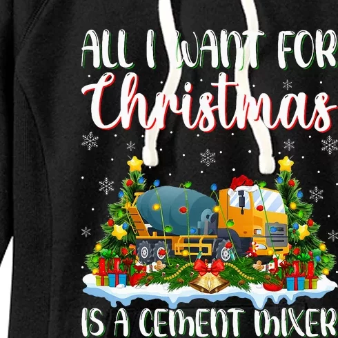 Xmas Lighting All I Want For Christmas Is A Cet Mixer Women's Fleece Hoodie