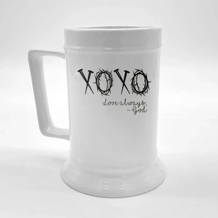 Xoxo Love Always God Front & Back Beer Stein