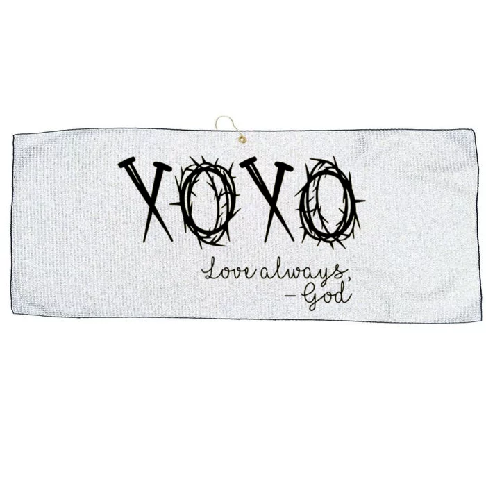 Xoxo Love Always God Large Microfiber Waffle Golf Towel