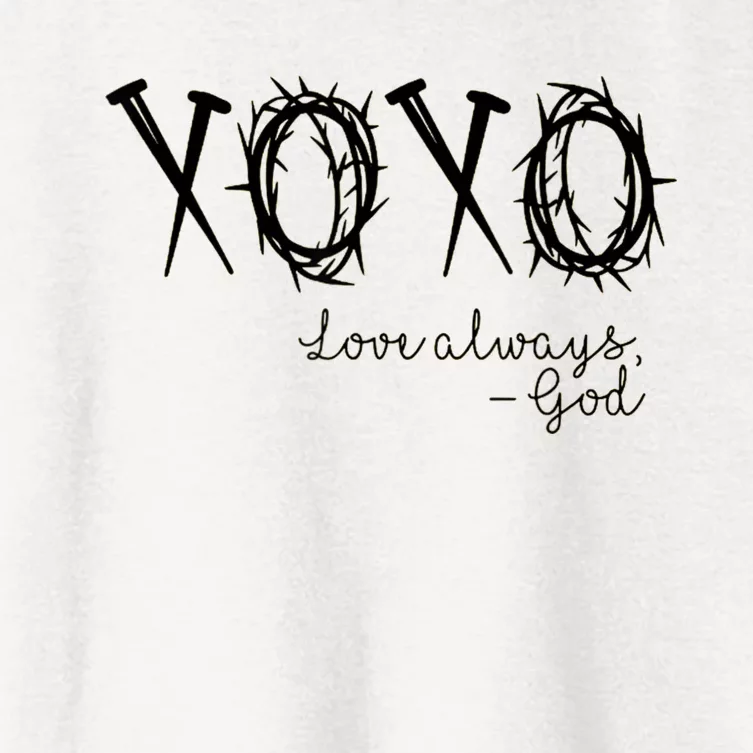 Xoxo Love Always God Women's Crop Top Tee