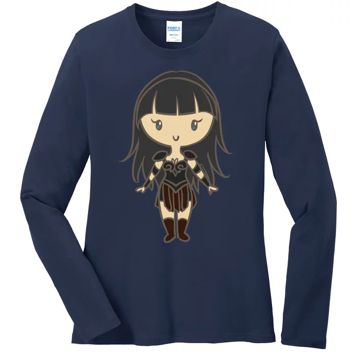 Xena Lil&X27; Cutie Ladies Long Sleeve Shirt