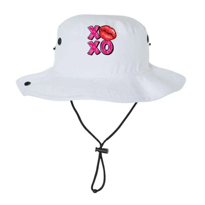 Xoxo Lips Kiss Valentines Day Legacy Cool Fit Booney Bucket Hat