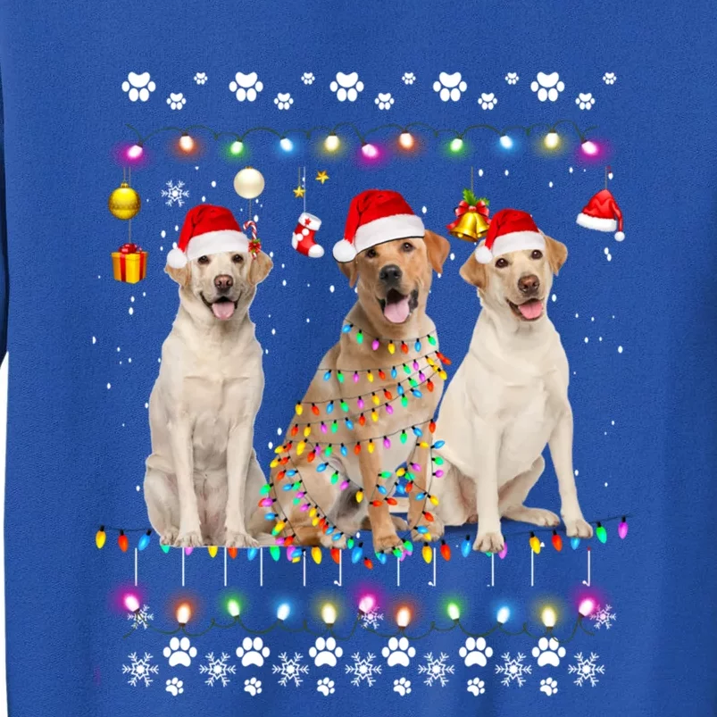 Xmas Lighting Matching Ugly Labrador Retriever Dog Christmas Gift Tall Sweatshirt