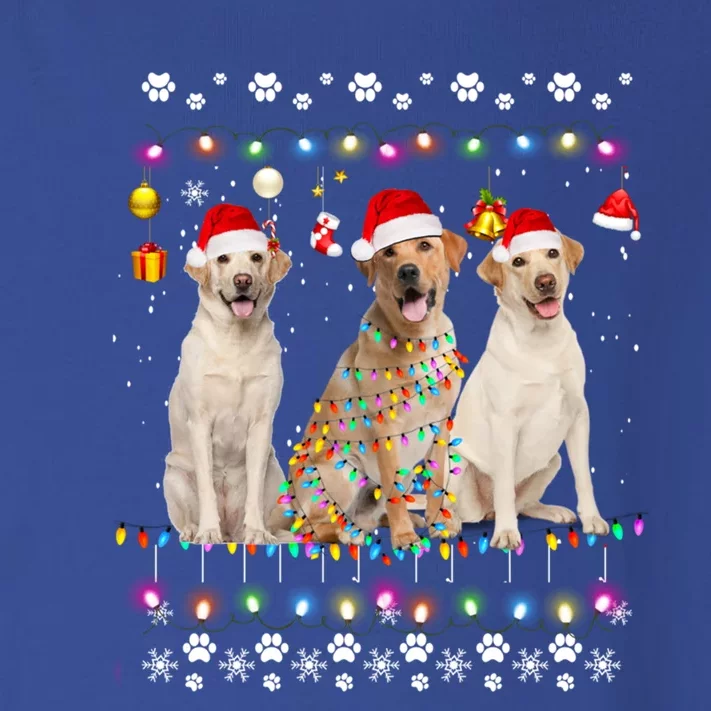 Xmas Lighting Matching Ugly Labrador Retriever Dog Christmas Gift Toddler Long Sleeve Shirt