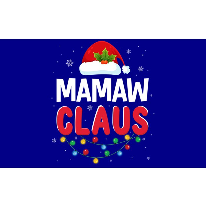 Xmas Light Mamaw Santa Claus Christmas Matching Costume Gift Bumper Sticker