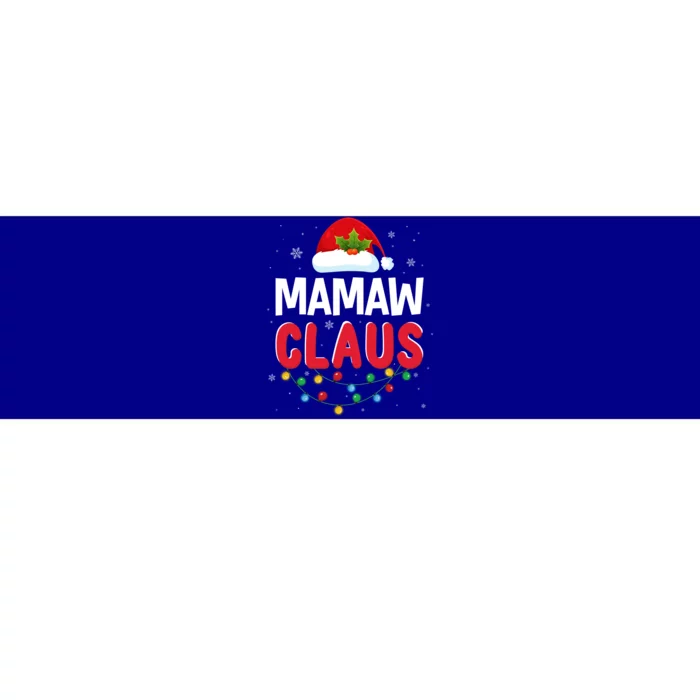 Xmas Light Mamaw Santa Claus Christmas Matching Costume Gift Bumper Sticker