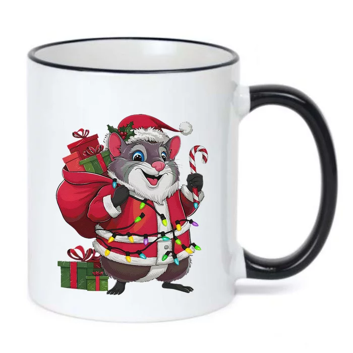 Xmas Lighting Santa Common Degu Christmas Black Color Changing Mug