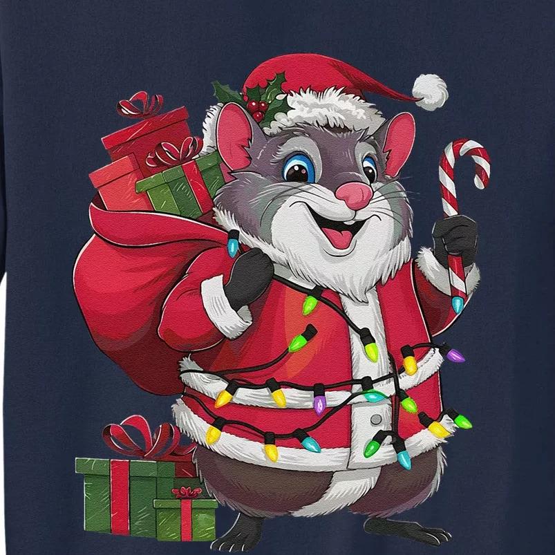 Xmas Lighting Santa Common Degu Christmas Tall Sweatshirt