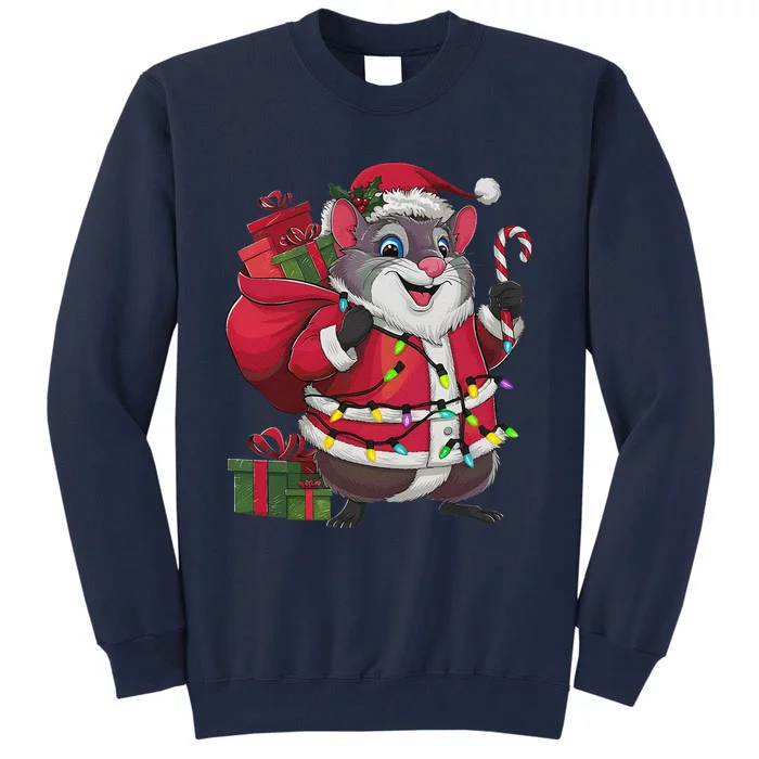 Xmas Lighting Santa Common Degu Christmas Tall Sweatshirt