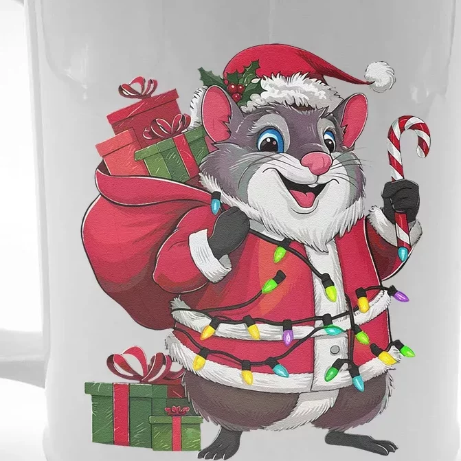 Xmas Lighting Santa Common Degu Christmas Front & Back Beer Stein