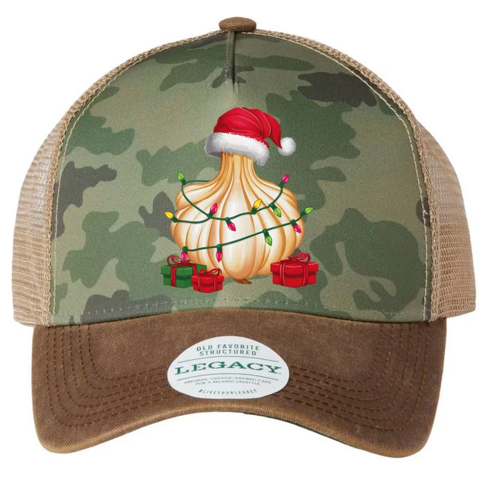 Xmas Lighting Santa Hat Garlic Christmas Legacy Tie Dye Trucker Hat