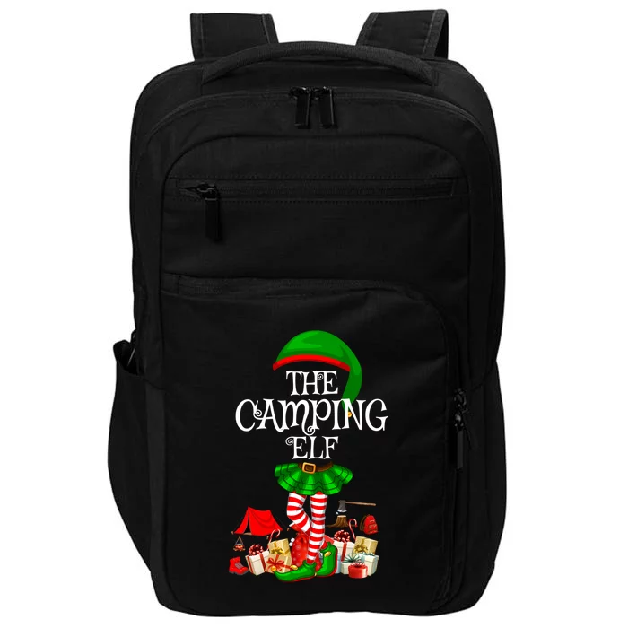 Xmas Lighting Santa Camping RV Christmas The Camping Elf Gift Impact Tech Backpack