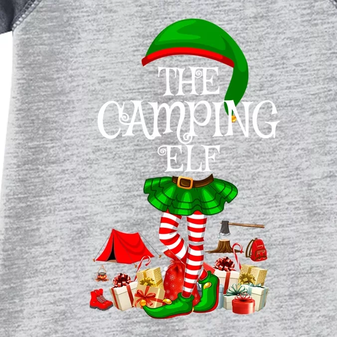 Xmas Lighting Santa Camping RV Christmas The Camping Elf Gift Infant Baby Jersey Bodysuit