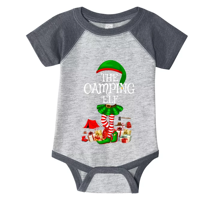 Xmas Lighting Santa Camping RV Christmas The Camping Elf Gift Infant Baby Jersey Bodysuit