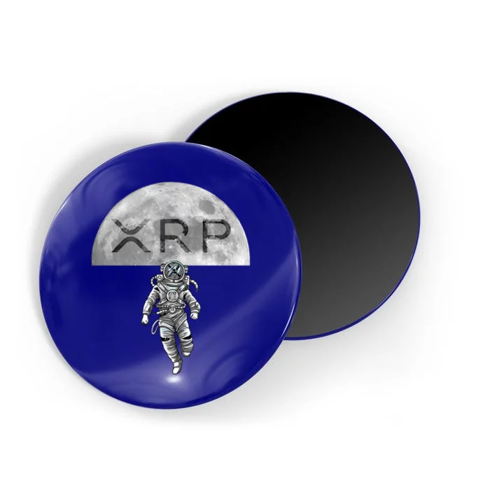 Xrp Moon Astronaut Ripple Cryptocurrency Graphic Cute Gift Magnet