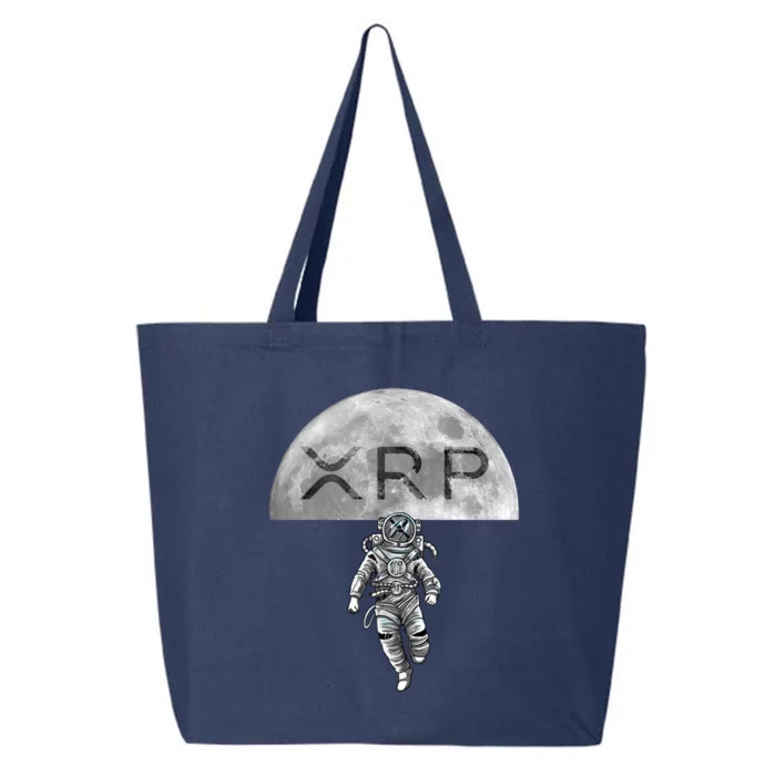 Xrp Moon Astronaut Ripple Cryptocurrency Graphic Cute Gift 25L Jumbo Tote