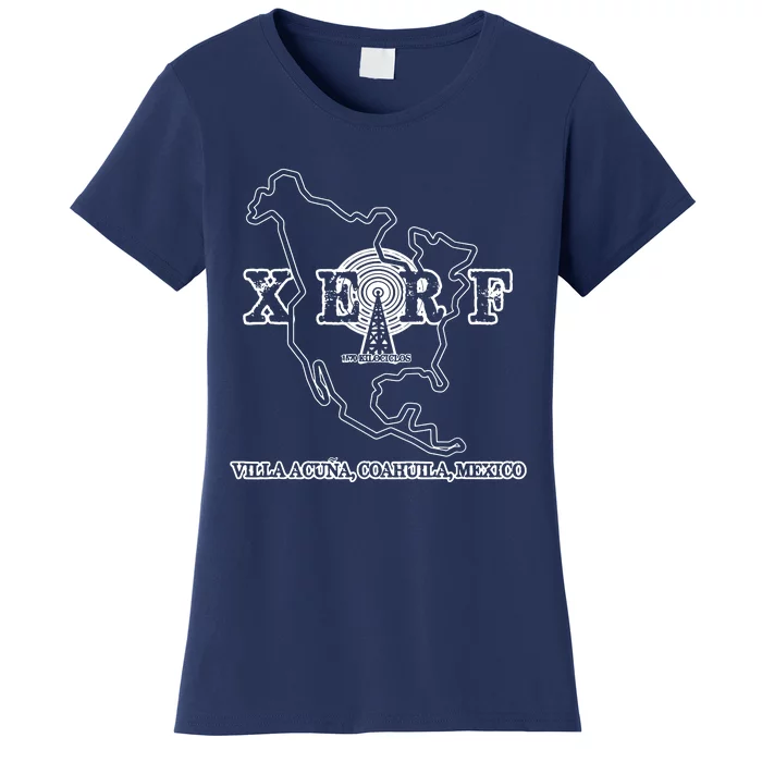 Xerf Mexican Border Blasters Pirate Radio Station Women's T-Shirt