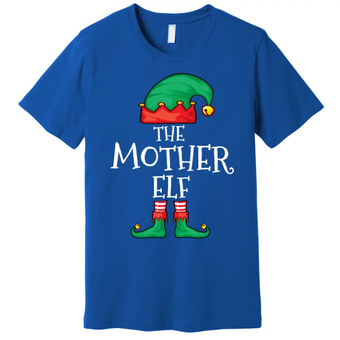 Xmas Mother Elf Matching Gift Christmas Family Elf Gift Premium T-Shirt