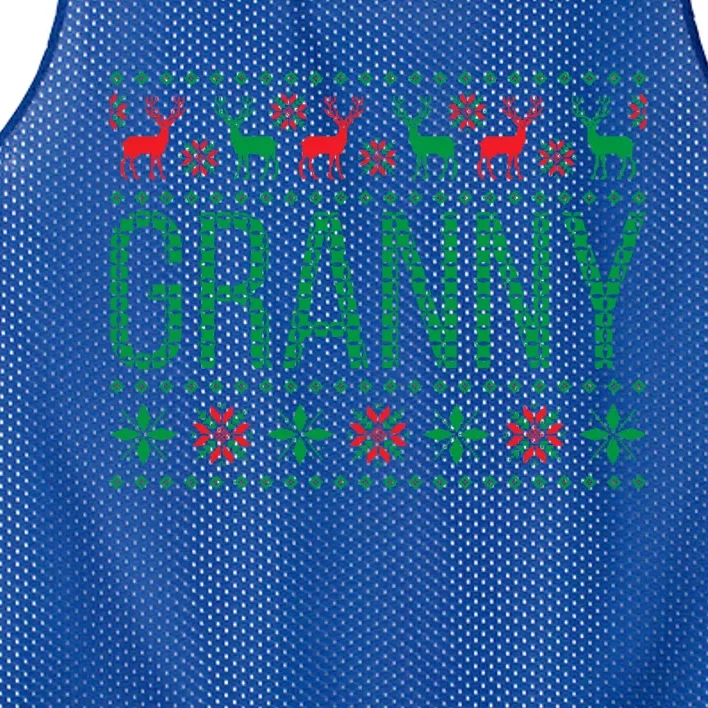 Xmas Matching Outfit For Holiday Party Granny Ugly Christmas Gift Mesh Reversible Basketball Jersey Tank