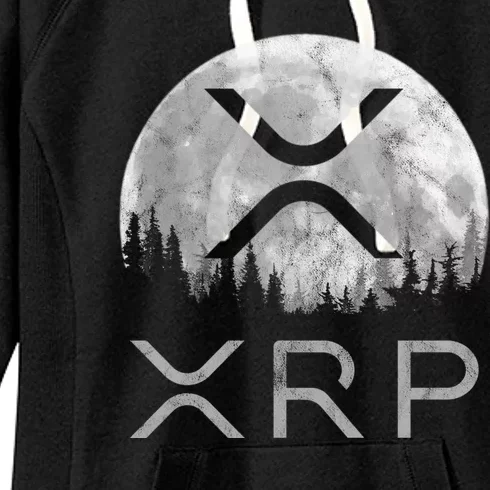 Xrp Moon Ripple Women's Fleece Hoodie