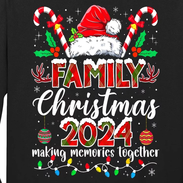 Xmas Matching Squad Santa Elf Funny Family Christmas 2024 Gift Long Sleeve Shirt