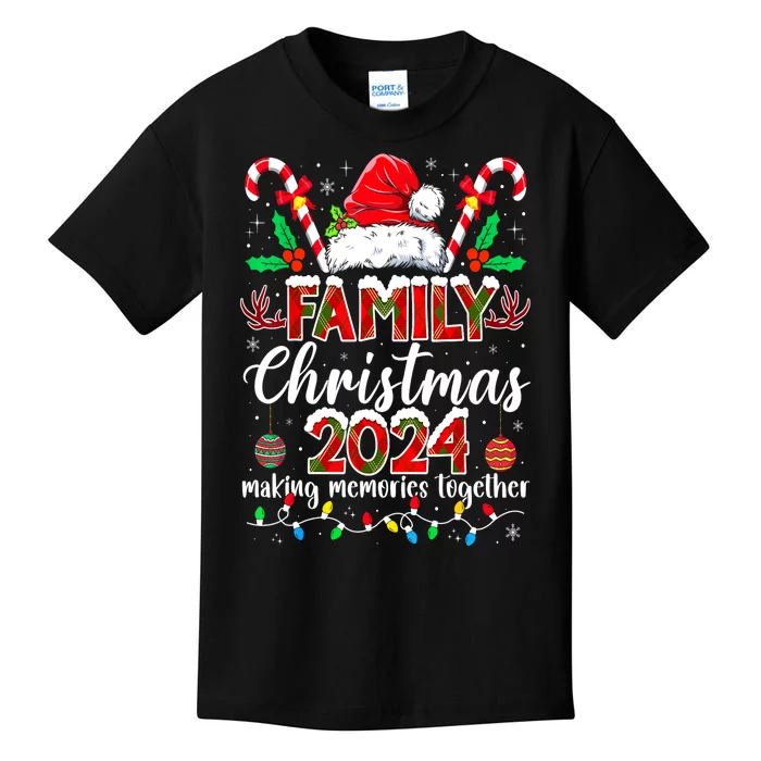 Xmas Matching Squad Santa Elf Funny Family Christmas 2024 Gift Kids T-Shirt