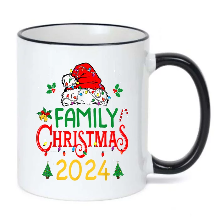 Xmas Outfits Team Santa Elf Squad Family 2024 Christmas Matching Gift Black Color Changing Mug