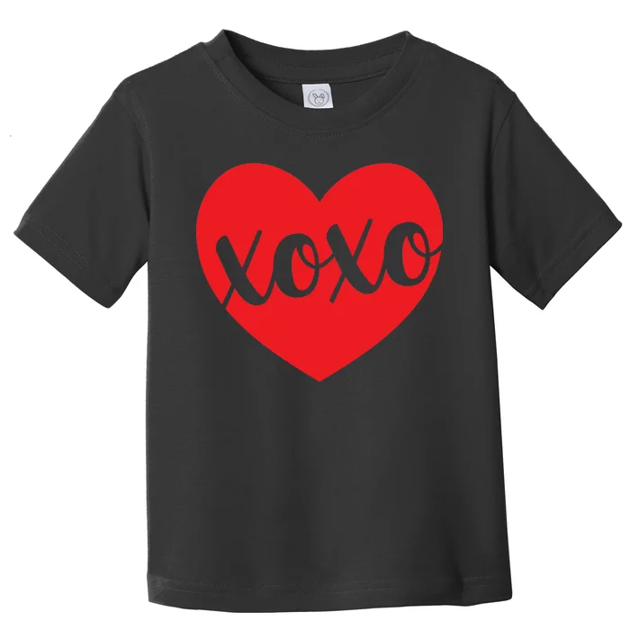 Xoxo Valentines Heart Toddler T-Shirt