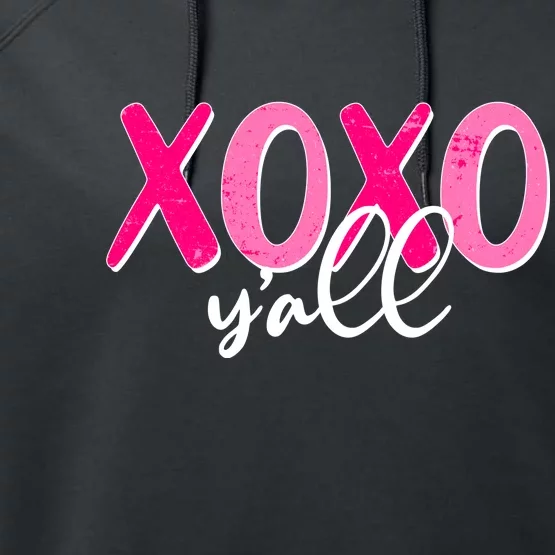 XOXO Y'all Valentines Day Performance Fleece Hoodie