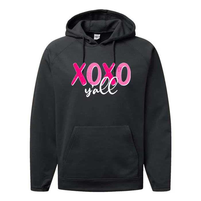 XOXO Y'all Valentines Day Performance Fleece Hoodie