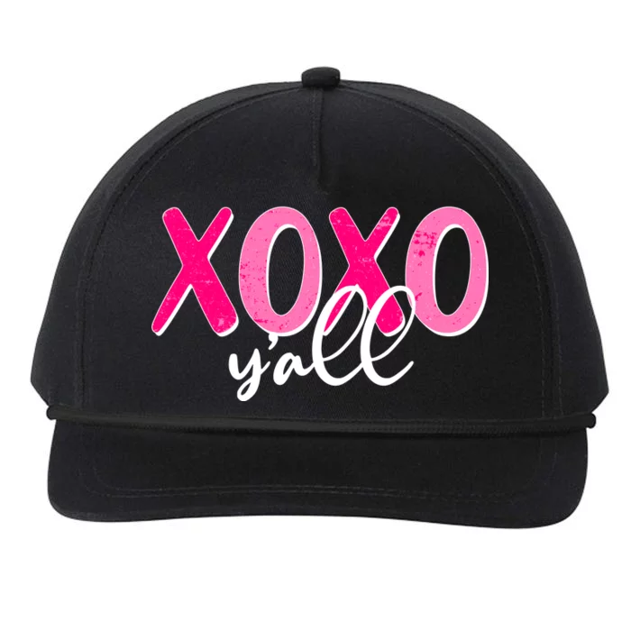 XOXO Y'all Valentines Day Snapback Five-Panel Rope Hat