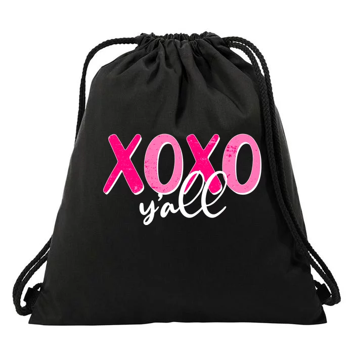 XOXO Y'all Valentines Day Drawstring Bag