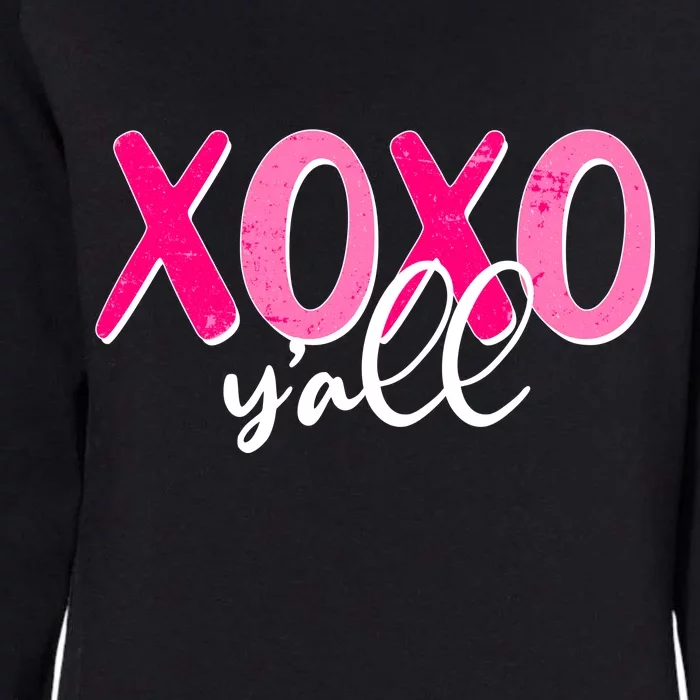 XOXO Y'all Valentines Day Womens California Wash Sweatshirt