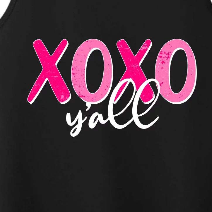 XOXO Y'all Valentines Day Performance Tank