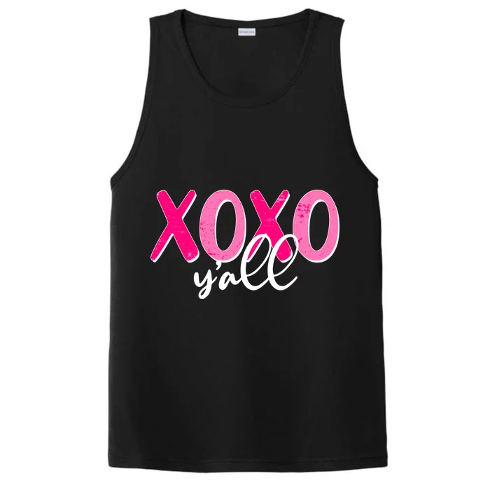 XOXO Y'all Valentines Day Performance Tank