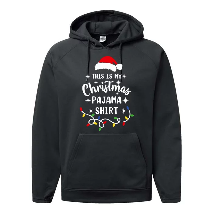 Xmas Pajama Performance Fleece Hoodie