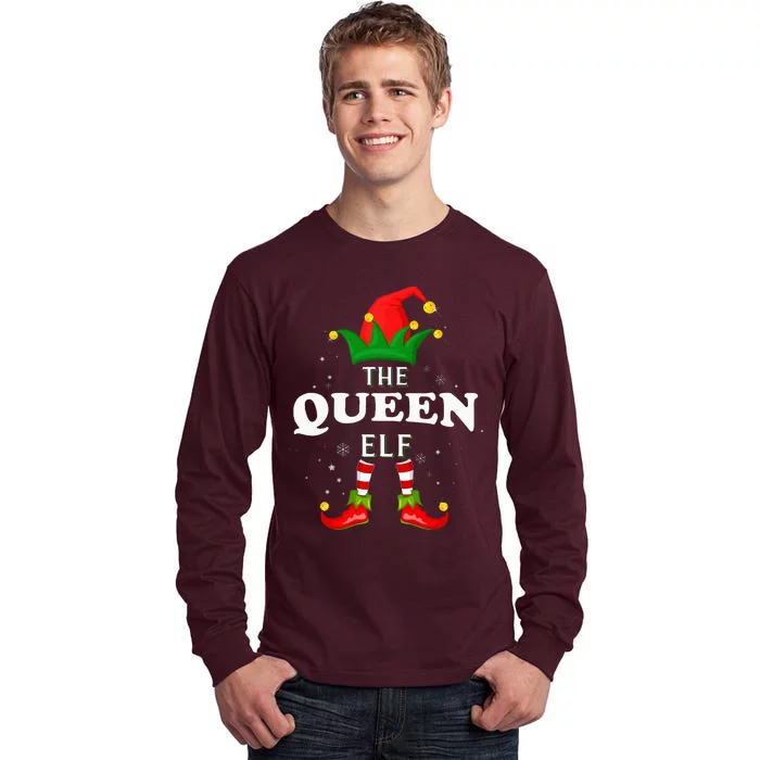 Xmas Queen Elf Family Matching Christmas Pajama Tall Long Sleeve T-Shirt