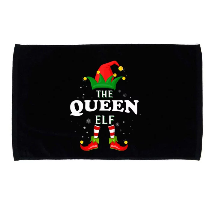 Xmas Queen Elf Family Matching Christmas Pajama Microfiber Hand Towel