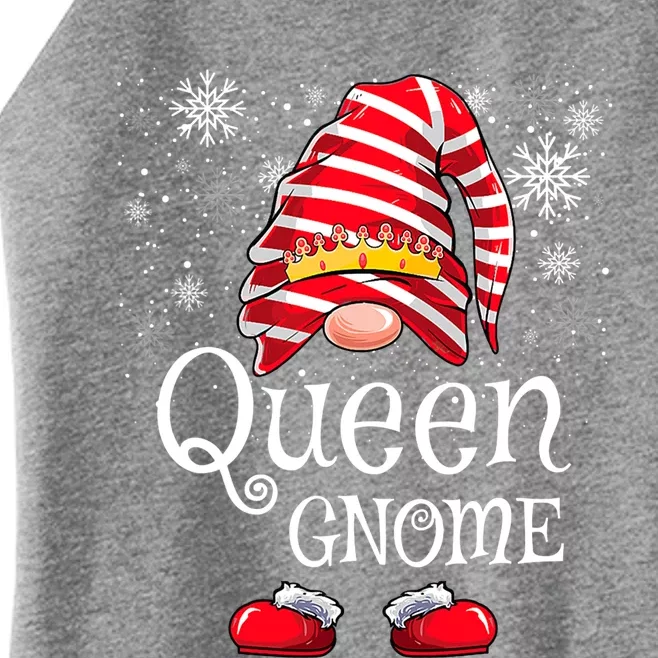 Xmas Queen Gnome Matching Family Gnomes Christmas Great Gift Women’s Perfect Tri Rocker Tank