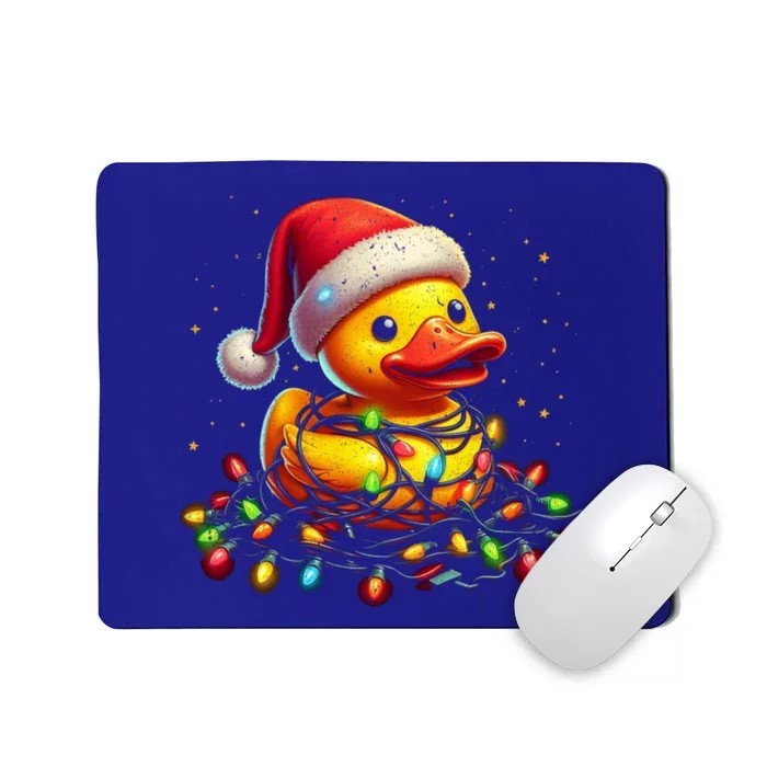 Xmas Rubber Duck Christmas Gift Mousepad