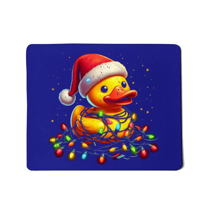 Xmas Rubber Duck Christmas Gift Mousepad