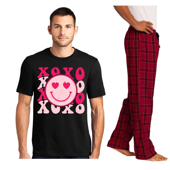 Xoxo Retro Groovy Valentines Day Smile Pajama Set