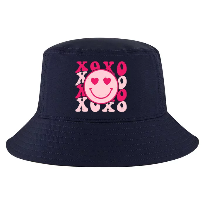 Xoxo Retro Groovy Valentines Day Smile Cool Comfort Performance Bucket Hat